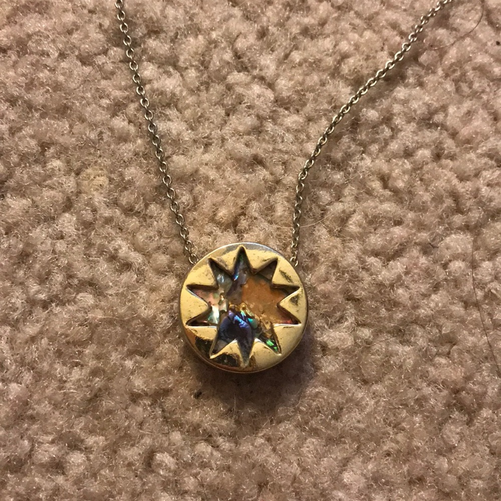 House of Harlow mini sunburst pendant necklace